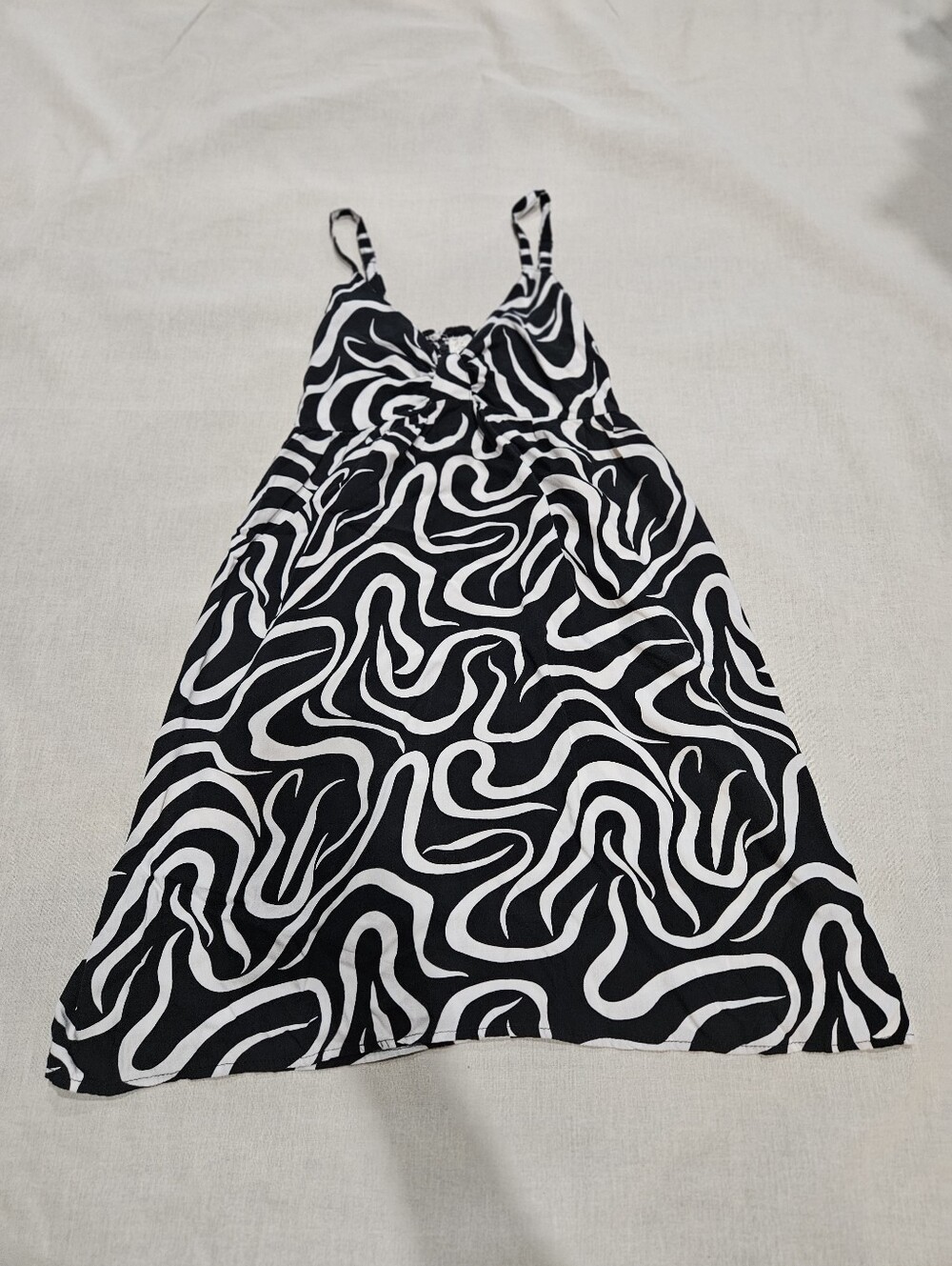Black & White Swirl Dress